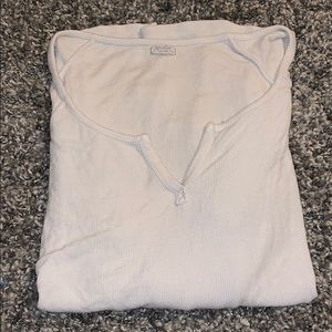 Soft White Long Sleeve Tee